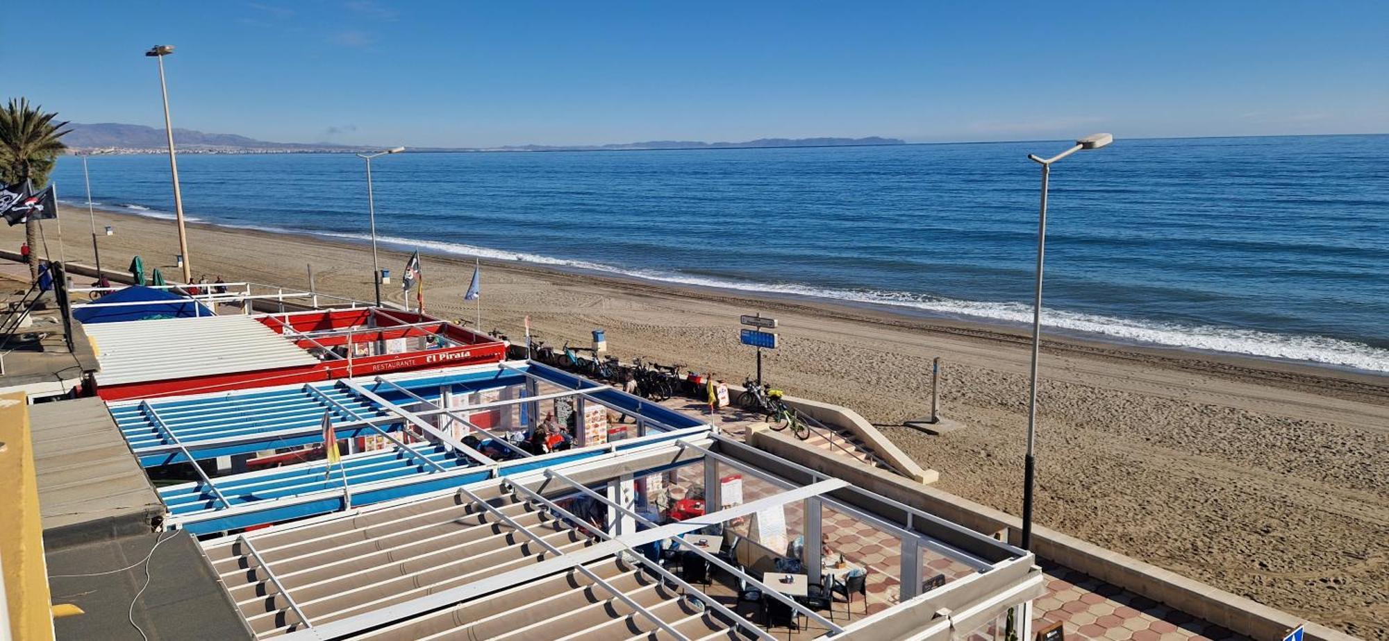 Atico Frente Al Mar, Un Dormitorio "Cielo Azul" Roquetas de Mar Exteriör bild