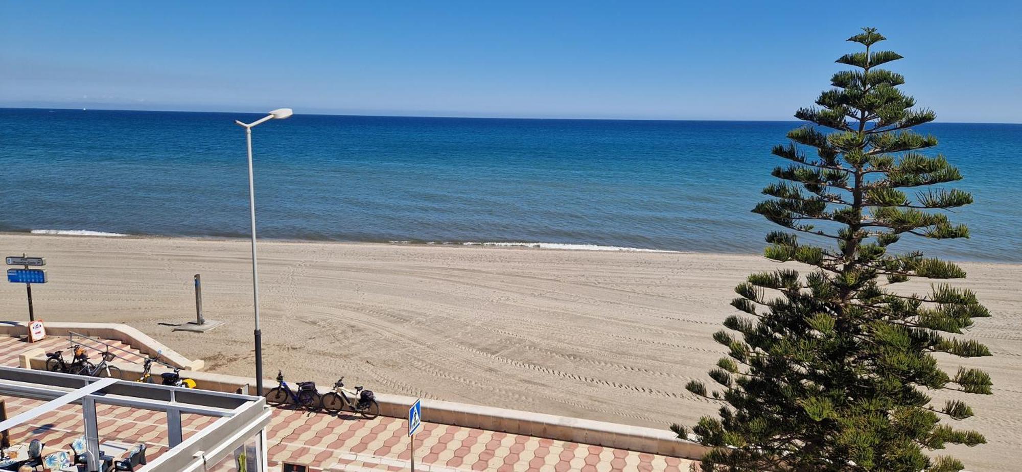 Atico Frente Al Mar, Un Dormitorio "Cielo Azul" Roquetas de Mar Exteriör bild