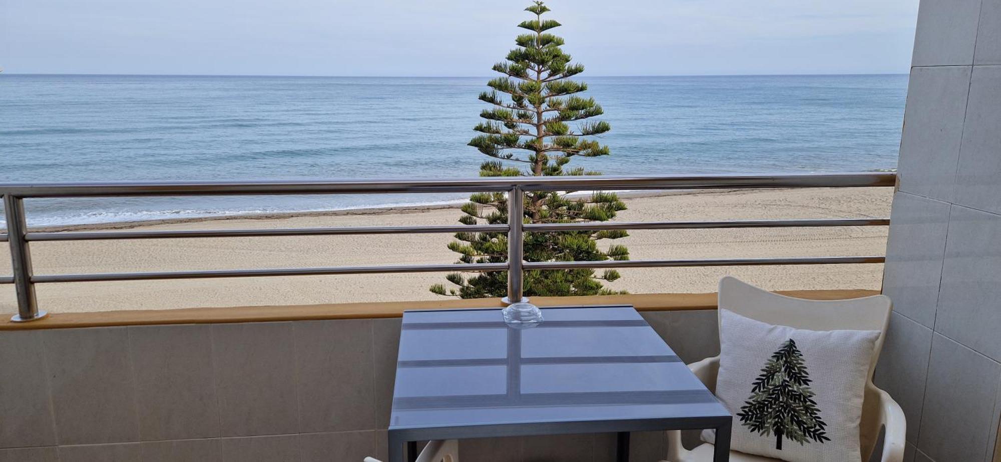 Atico Frente Al Mar, Un Dormitorio "Cielo Azul" Roquetas de Mar Exteriör bild