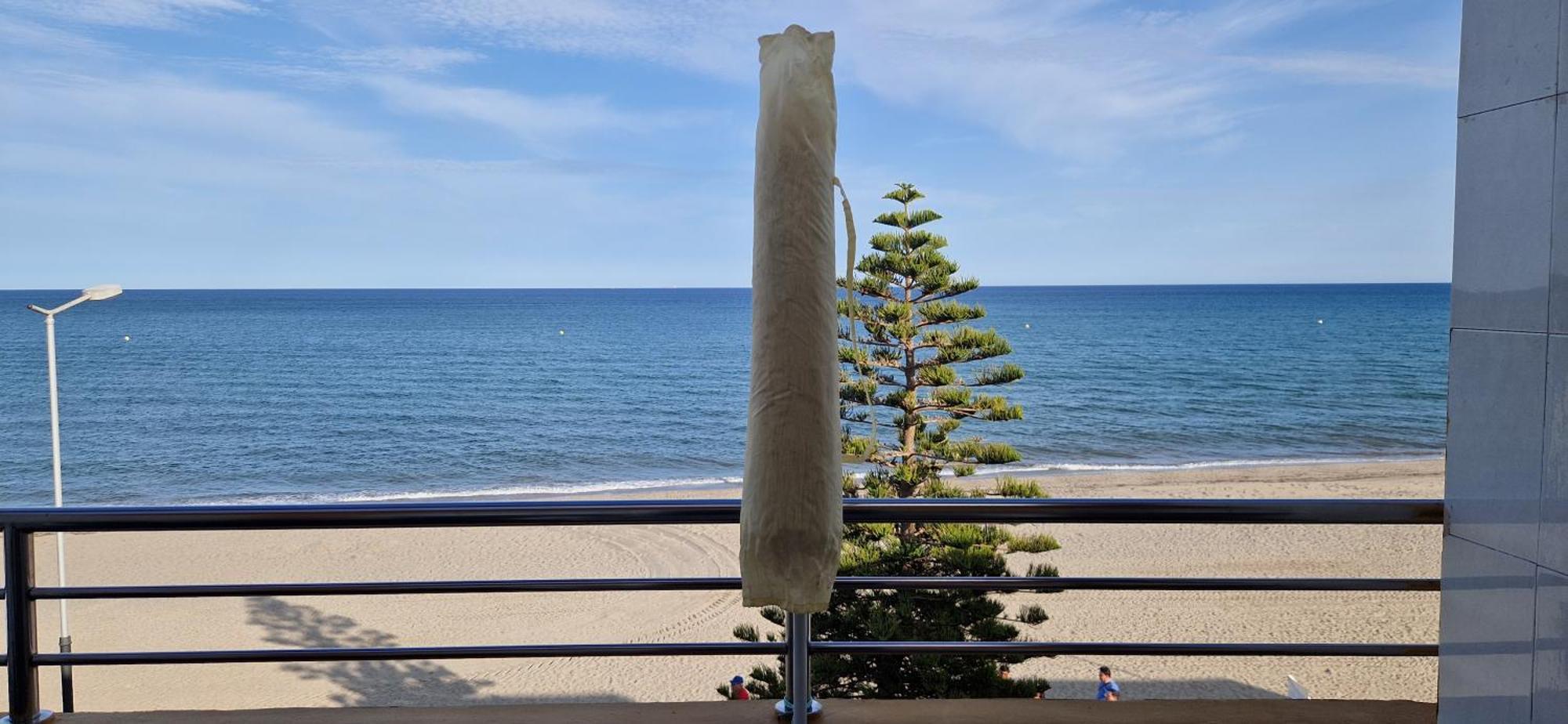 Atico Frente Al Mar, Un Dormitorio "Cielo Azul" Roquetas de Mar Exteriör bild